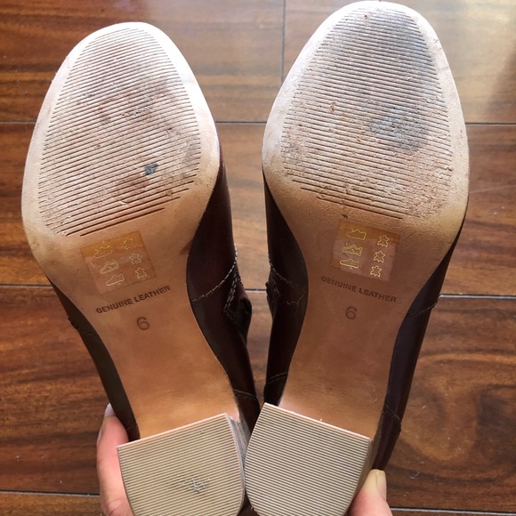 Madewell brown Sutton boots booties size 6 heels style 8637 - Picture 2 of 7